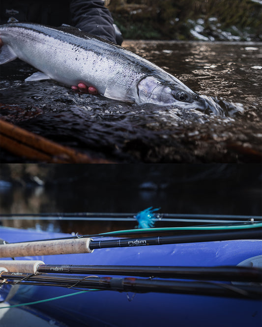 Steelhead fishing with Nam Original 8124-4 & REN 8130-5